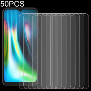 Pour Motorola Moto G9 Play 50 PCS 0.26mm 9H 2.5D Film en verre trempé SH4815519-20