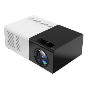 J9 1920x1080P 15 ANSI Mini projecteur numérique HD pour cinéma maison portable, version de base, (noir blanc) SH401B1683-20