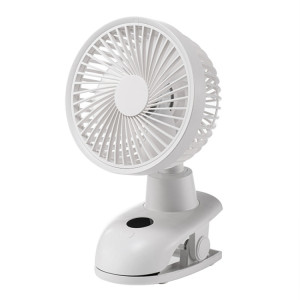 D601Y Portable USB Clip-on Oscillant Petit Ventilateur (Blanc) SH076W251-20
