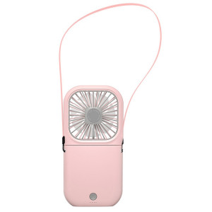 Ventilateur portable de poche de poche de poche F20 Bureau portable pliante Mute USB suspendue ventilateur de cou (rose) SH830F1647-20