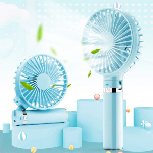 Ventilateur électrique portable pliable S2, avec contrôle à 3 vitesses et veilleuse (bleu ciel) SH03SL433-20