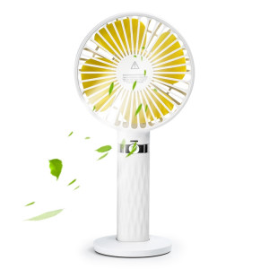 Ventilateur électrique de bureau portable Mute S8, avec contrôle à 3 vitesses (blanc) SH205W372-20