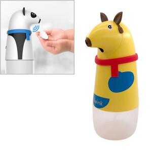Uwink Distributeur de savon en mousse à induction automatique en plastique ABS de bureau de style dessin animé animal mignon (kangourou) SH811C1343-20