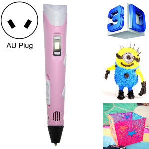 Stylo d'impression 3D à main, prise AU (rose) SH035F683-20