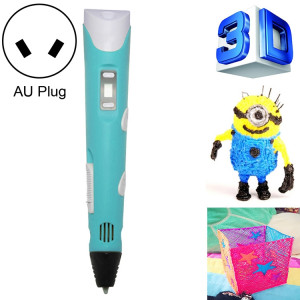 Stylo d'impression 3D portatif, prise AU (bleu) SH035L1435-20