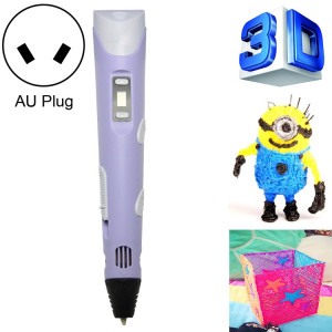 Stylo d'impression 3D à main, prise AU (violet) SH035P500-20