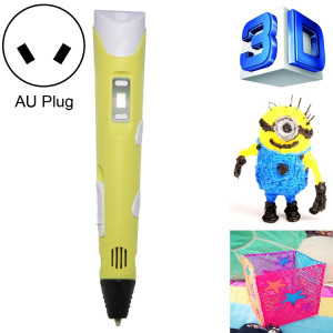 Stylo d'impression 3D portatif, prise AU (jaune) SH035Y1942-20