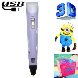 Stylo d'impression 3D portatif, prise USB (violet) SH038P1421-20