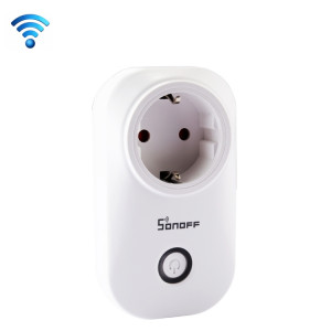 Sonoff S20-EU WiFi prise de courant intelligente sans fil interrupteur à distance de contrôle à distance, compatible avec Alexa et Google Home, support iOS et Android, EU Plug SS00071391-20