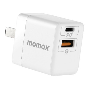 MOMAX UM36 PD 20W USB-C / Type-C + Adaptateur secteur chargeur rapide USB, prise CN (blanc) SM076W213-20
