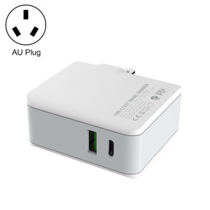 LDNIO A4403C 30W PD + Auto-ID FIXABLE FAST VOYAGE Chargeur avec câble USB-C / C / C / C / C, Plug UA SL98AU536-20