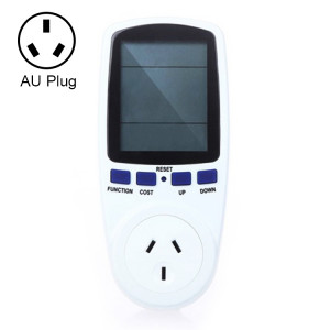 AC 240V 50Hz Max 10A LCD affichage compteur de puissance énergie Watt ampères Volt analyseur de moniteur d'utilisation d'électricité, prise AU SH266B1458-20