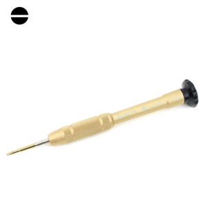 Outil de réparation de téléphone portable JIAFA JF-609-2.0 2.0 x 25mm Tournevis à fente (or) SJ204J217-20