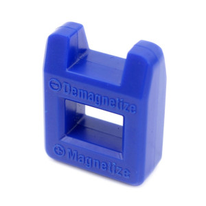 JF-8145 Aimant + outils de démagnétisation de remplissage d'outils de réparation en plastique (bleu) SJ002L782-20