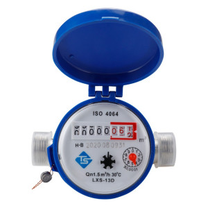TS-S300E Mécanique Mécanique Rotary-Wing Compteur d'eau froide de haute précision Pointeur numérique Combinaison d'eau SH32101433-20