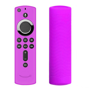 Couverture de télécommande en silicone lavable à texture antidérapante pour télécommande Amazon Fire TV (violet) SH332P688-20