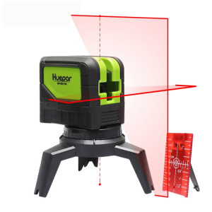 9211R 1V1H 10mW 2 lignes 2 points de niveau laser à faisceau rouge couvrant les murs et les sols (rouge) SH633R1462-20