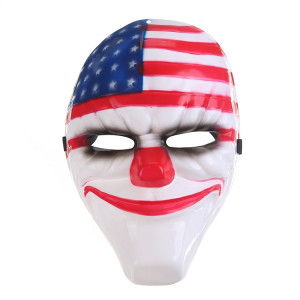 Masque d'Halloween PVC Masque Motif Drapeau Halloween SH497A798-20