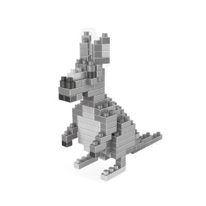 Kangourou Modèle En Plastique Particule De Diamant Building Block Lego Assemblé Jouets SH67241555-20