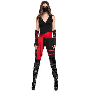 Costume de Pirate Costume Pirate Halloween femme guerrier Cosplay Costumes noir, XL, Poitrine: 80-100cm, tour de taille: 74-85cm, SH35521054-20