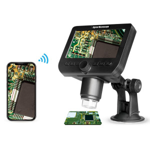 Inskam317 Microscope numérique WiFi HD à écran LCD de 4,3 pouces 1080P, support de ventouse SH54561449-20