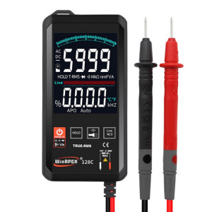 Multimètre numérique intelligent tactile Ultra-mince à écran couleur HY128C multimètre à valeur efficace réelle de haute précision entièrement automatique SH5483932-20