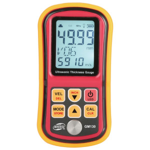 Benetech GM130 Compteur d'épaisseur d'épaisseur ultrasonique de la jauge de testeur de mesure: 1,00 ~ 300.0mm SB55881492-20