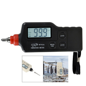 Wintact WT63A Vibration Meter Testeur numérique Vibromètre Analyseur Vitesse d'accélération SW94BR501-20