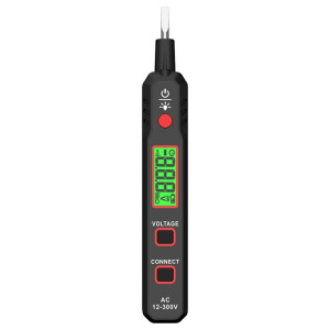 HABOTESA HT89 Type de contact Stylo de test d'alarme sonore et lumineuse à affichage numérique LCD haute sensibilité SH60681917-20