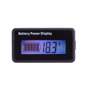 H5 12V-48V-acide-acide-acide Testeur de tension de la batterie pour pourcentage Moniteur d'état de la batterie au lithium (lumière bleue) SH99BL935-20