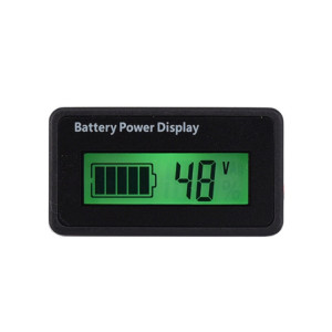 H5 12V-48V-acide-acide-acide Testeur de tension de la batterie pourcentage de voltmètre de voltmeter moniteur d'état de la batterie au lithium (lumière verte) SH99GL1352-20