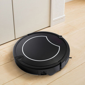 TOCOOL TC-450 Smart Robot Aspirateur Tactile Écran Tactile Ménage Nettoyant avec Télécommande (Noir) SH482B953-20