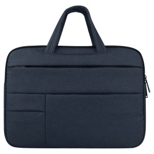 Universel poches multiples portable Oxford tissu doux portable poignée tranquillement portable Tablet Bag, pour 15,6 pouces et ci-dessous Macbook, Samsung, Lenovo, Sony, DELL Alienware, CHUWI, ASUS, HP (marine) SU73NV645-20