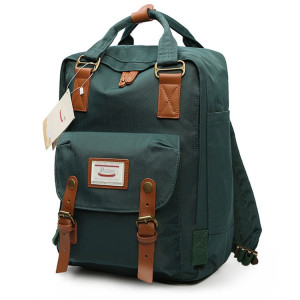 Mode sac à dos de voyage décontracté pour ordinateur portable sac étudiant avec poignée, taille: 38 * 28 * 15cm (vert d'algue) SH65AH278-20