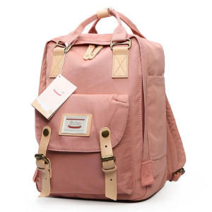Mode sac à dos de voyage décontracté pour ordinateur portable sac étudiant avec poignée, taille: 38 * 28 * 15cm (rose foncé) SH665C918-20