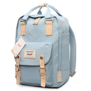 Sac à dos de voyage pour ordinateur portable de mode pour ordinateur portable avec poignée, taille: 38 * 28 * 15cm (bleu bébé) SH665W805-20