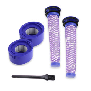 XD936 Noyau de filtre 5 en 1 + Noyau de filtre arrière + Brosse de nettoyage pour accessoires d'aspirateur Dyson V7 / V8 SH7813388-20