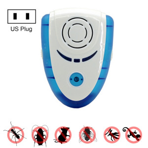 Republissement des insectes d'insectes d'insectes d'insectes d'insectes d'insectes anti-moustiques à ultrasons électrononiques 6W avec la lumière, US 90-240V, Livraison de couleurs aléatoires (bleu) SH38DL373-20
