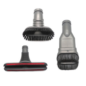 XD969 Brosse ronde 3 en 1 + brosse rigide + brosse de lit pour aspirateur Dyson SH78841198-20