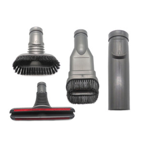 XD973 4 en 1 brosse ronde + brosse rigide + brosse de lit + connecteur pour kits de pièces pour aspirateur Dyson SH78851679-20