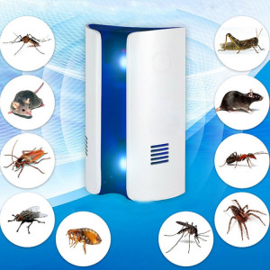 Onde électromagnétique Conversion de fréquence Double ondes Répulsif anti-moustique multifonction Répulsif ultrasonique (blanc) SH76WB10-20