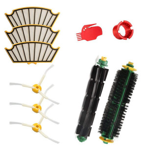 Accessoires de robot de balayage Brosse latérale de brosse à rouleau Haipa Filtre Accessoires Set pour irobot série 500 SH82651658-20