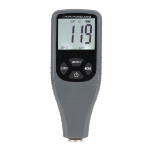 Outils de jauge d'épaisseur de peinture de revêtement numérique 2 en 1 RZ240 ferreux et non ferreux (gris) SH796H653-20