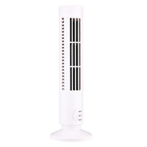 Ventilateur électrique USB de type tour Ventilateur de climatisation sans feuilles (blanc) SH927W750-20