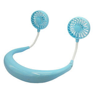Ventilateur extérieur à LED de type mini-cou suspendu créatif (bleu) SH932L1873-20