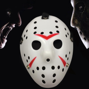 Masque de Jason épaissi cool Halloween Party (rouge + blanc) SH975R1046-20