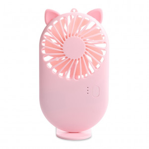 Ventilateur de poche portatif avec mini-clé USB et contrôle de 3 vitesses (rose) SH098F869-20