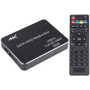 X8 UHD 4K Android 4.4.2 Player multimédia Boîte TV Boîte à télécommande WTIH, RK3229 quad noyau jusqu'à 1,5 GHz, RAM: 1 Go, ROM: 8 Go, Support WiFi, USB 3.0, Interface multimédia HD, Carte TF, Bouchon US SH0041316-20