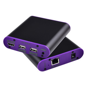 Extendeur HDMI CAT872-KVM (récepteur et émetteur) sur câble CAT5e / CAT6 avec port USB et fonction KVM, distance de transmission: 200 m () SH12EU372-20