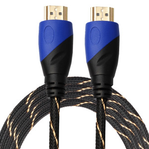 3m HDMI 1.4 Version 1080P Fil Net Ligne Bleu Noir Tête HDMI Mâle vers HDMI Mâle Connecteur Vidéo Audio Câble Adaptateur SH0123797-20